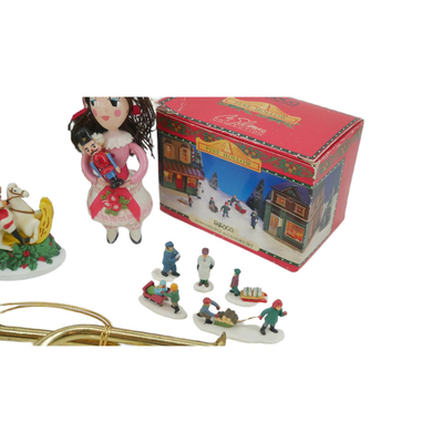 Assorted Vintage Christmas Ornaments and Decorations