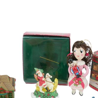 Assorted Vintage Christmas Ornaments and Decorations