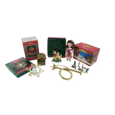 Assorted Vintage Christmas Ornaments and Decorations