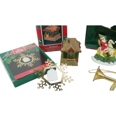 Assorted Vintage Christmas Ornaments and Decorations