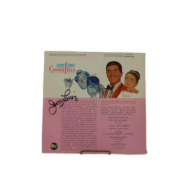 SIGNED Jerry Lewis "Cinderfella" Record