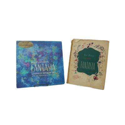 Vintage Disney's "Fantasia" Record Album and Book