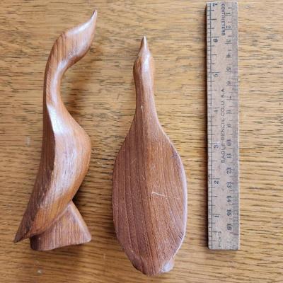 Stylish Wooden Modern Ducks