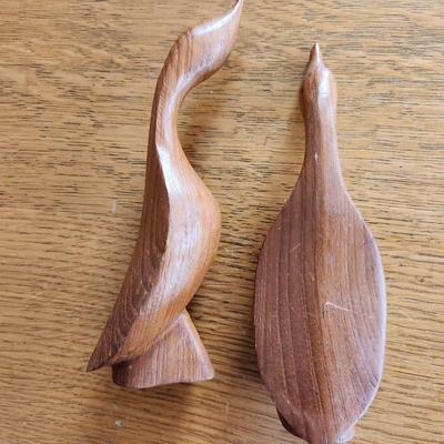 Stylish Wooden Modern Ducks