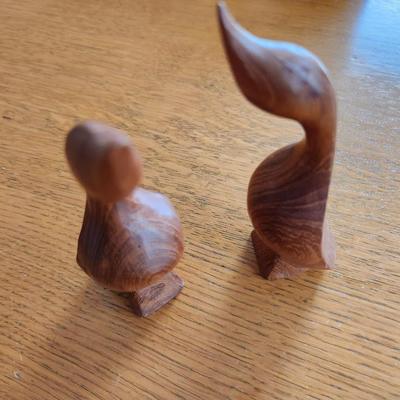 Stylish Wooden Modern Ducks
