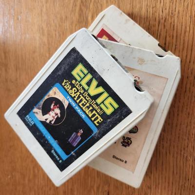 3 Elvis 8-Track Tapes