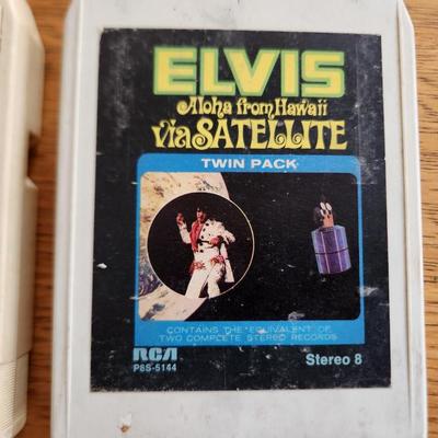 3 Elvis 8-Track Tapes