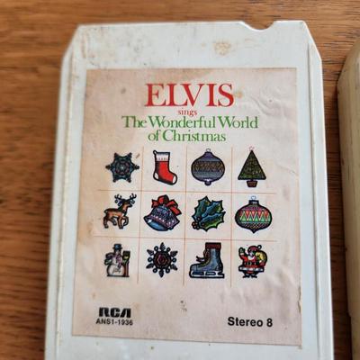 3 Elvis 8-Track Tapes