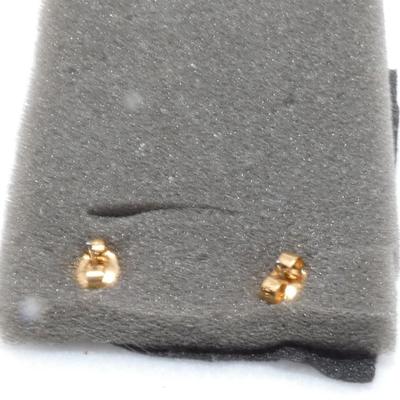 Gold Tone "Cheers" Champagne Bottle Post Earrings - Happy New Years!