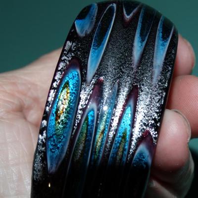 Gorgeous Glass Cuff Bracelet