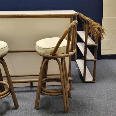 4 Pc Tiki Bar Set