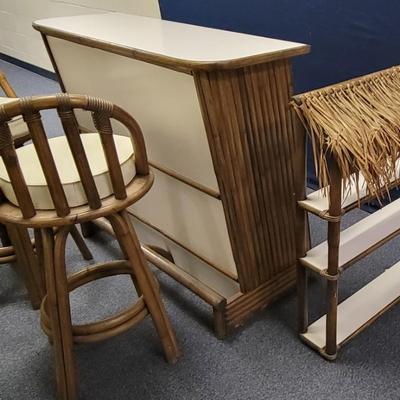 4 Pc Tiki Bar Set
