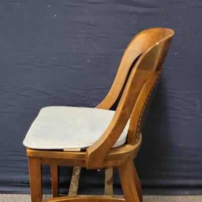 Nice wooden chair with cushion