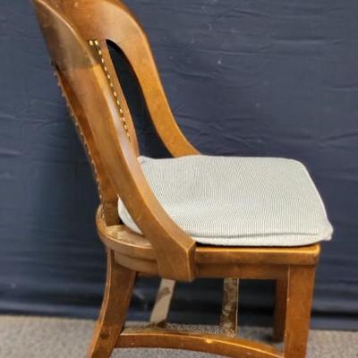 Nice wooden chair with cushion
