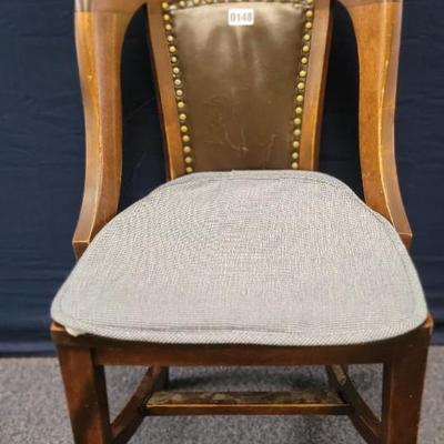 Nice wooden chair with cushion