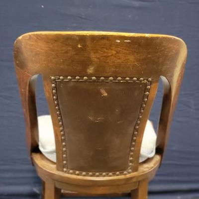 Nice wooden chair with cushion