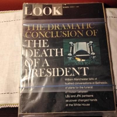 LOOK Magazine; "March 7, 1967 The Dramatic Conclusion of The Death Of A President"