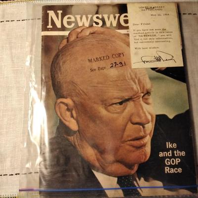 Newsweek May 18 1964 Ike and The GOP Race *Marked Copy*