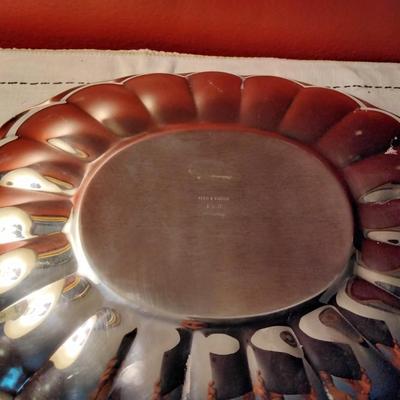 Vintage Reed & Barton Silver Plated Scallop Fluted Serving Platter