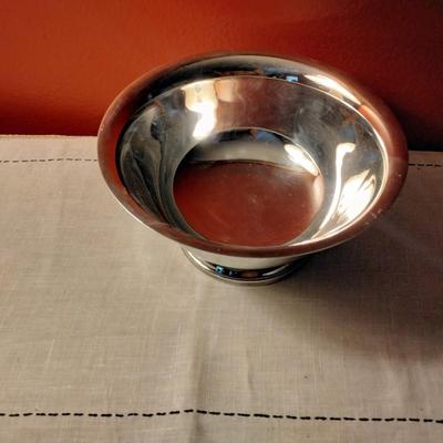 Vintage Silver Plate Bowl Bristol, Poole Co. # 68