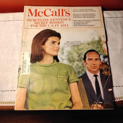 McCall's First magazine for women Jacqueline Kennedy's Secret Mission for the US in Asia June 1968