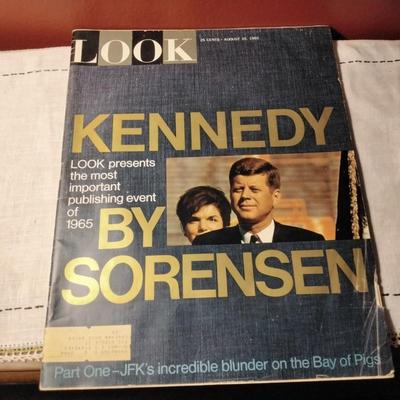 LOOK August 10, 1965 Kennedy by Sorensen