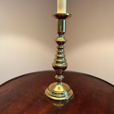 Brass and Wood Floor/Table Lamp (GR2-MK)