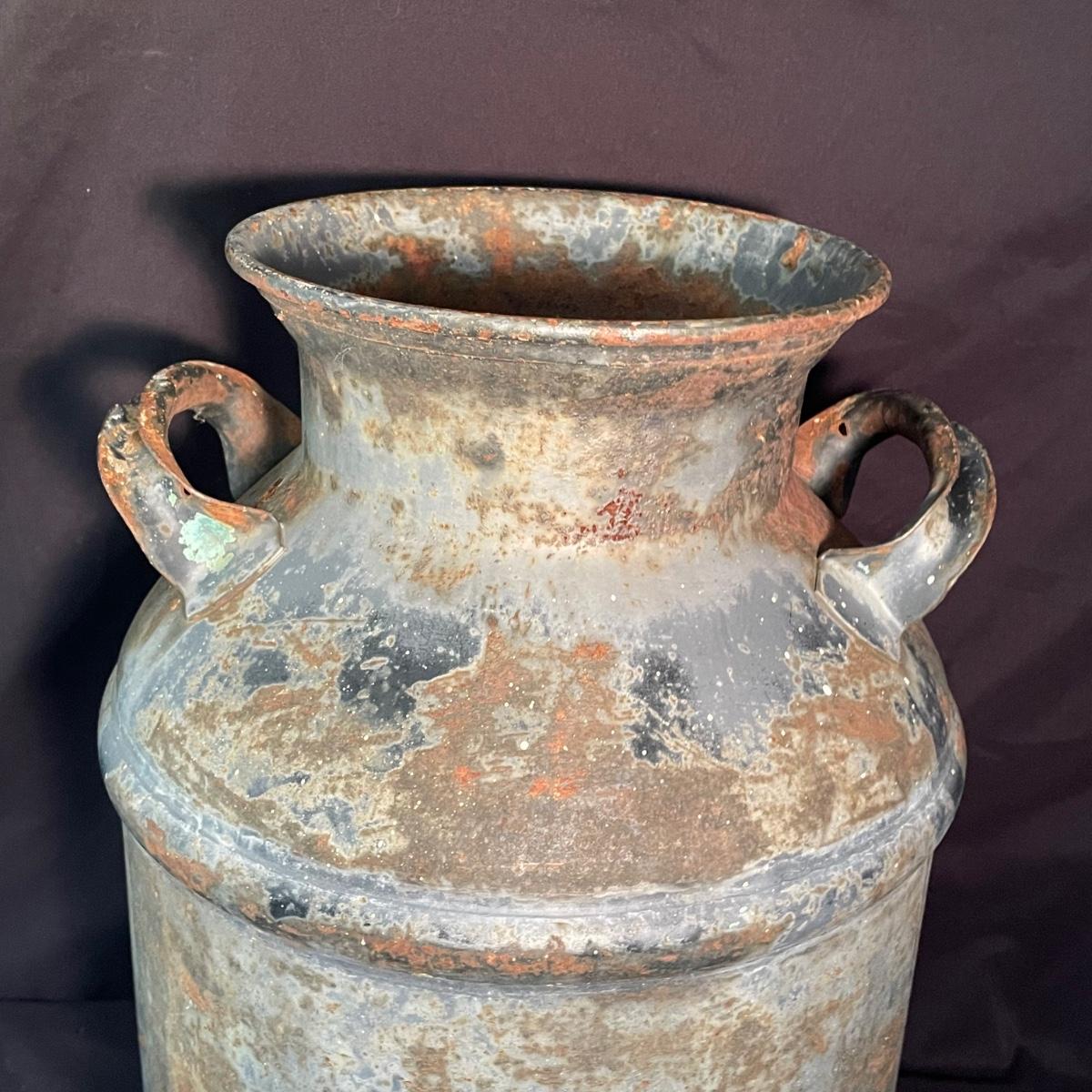 Metal Milk Jug, Art Print, & Ceramic Figurine (KRG)