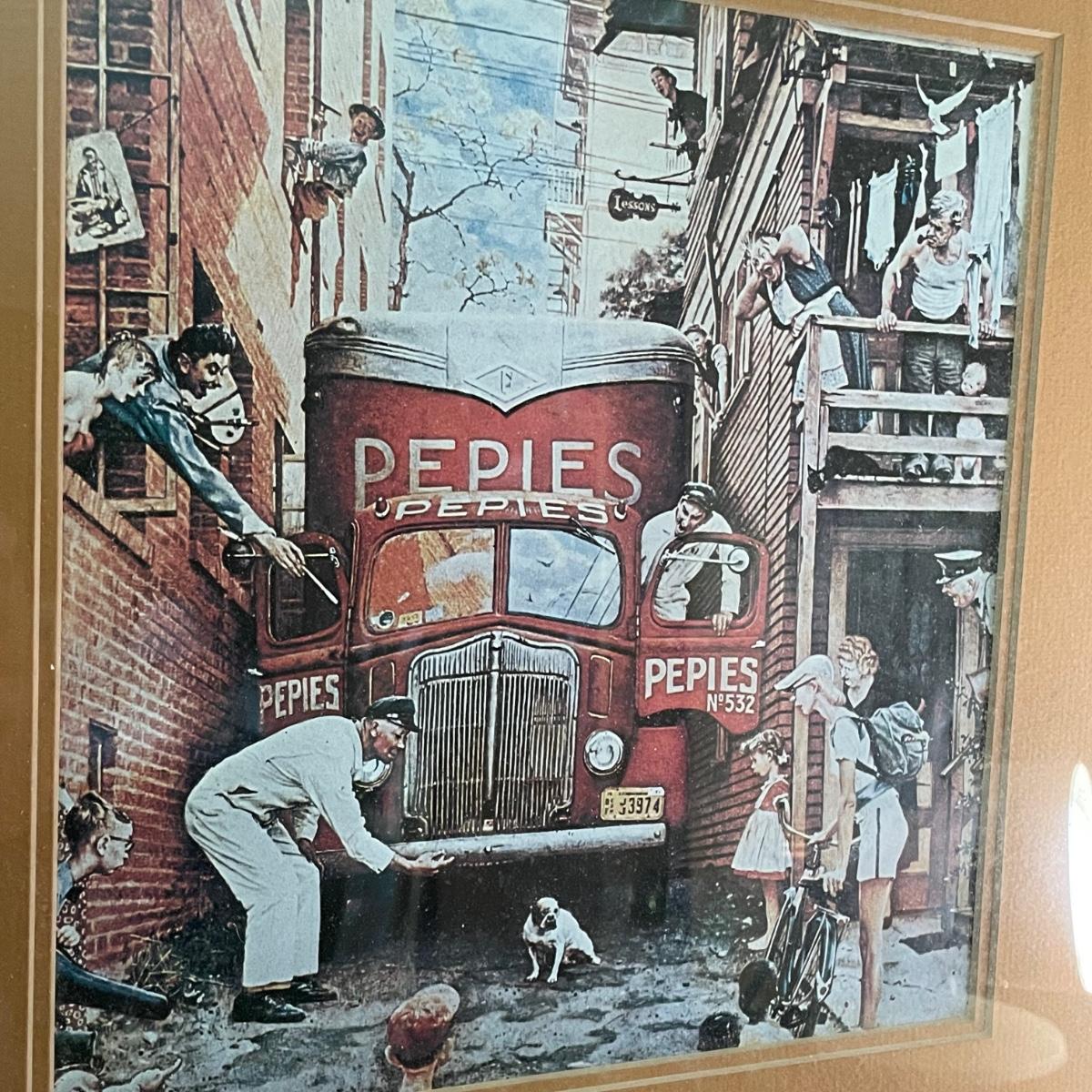 Metal Milk Jug, Art Print, & Ceramic Figurine (KRG)