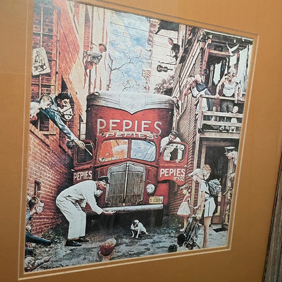 Metal Milk Jug, Art Print, & Ceramic Figurine (KRG)