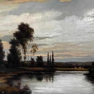 JOHN K ~ Original Canvas River Landscape