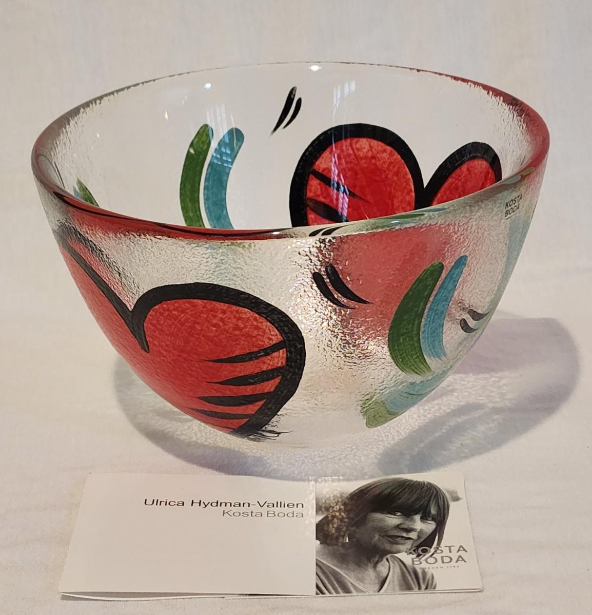 Kosta Boda Ulrika HydmanVallien Hearts Bowl