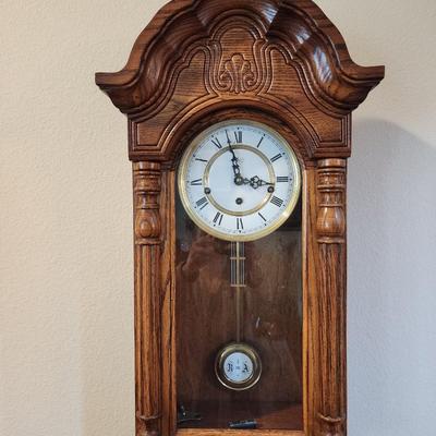 Vintage Sligh Pendulum Wall Clock Model 0702-1-AB