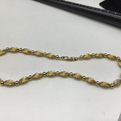 Vintage Napier Gold Tone Necklace