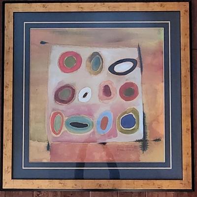 Lithograph "Eleven Wheels II" Markee Sullivan - framed