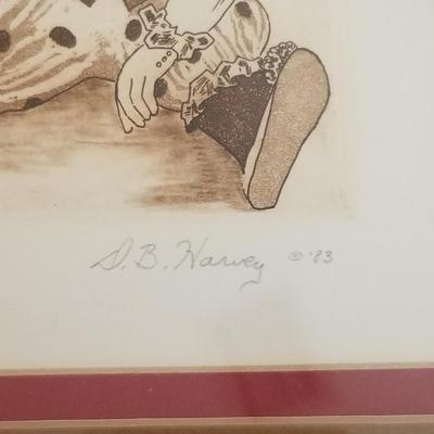 D.B. Harvey ~ Limited / Numbered Etching 