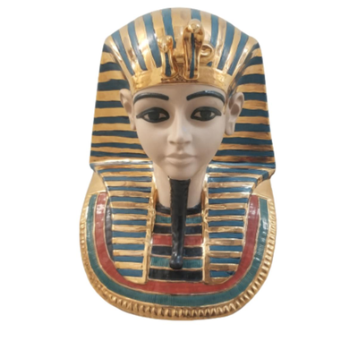 Pharaoh Tutankhamun ~ Limited / Numbered Porcelain And Gold Bust - Nadal