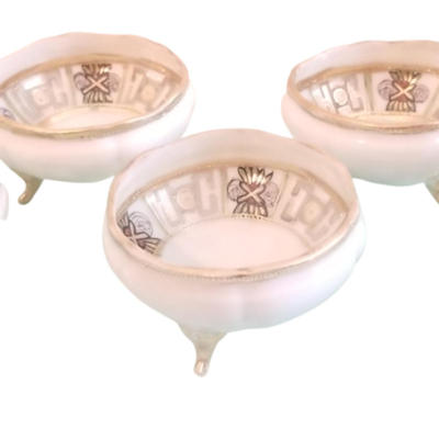 Japanese Nippon Set of (5) Porcelain Fingerbowls ~ Marked