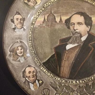 Royal Doulton Charles Dickens Portrait and Characters plate D6306