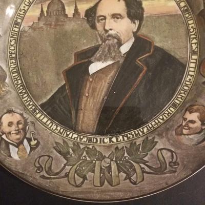 Royal Doulton Charles Dickens Portrait and Characters plate D6306