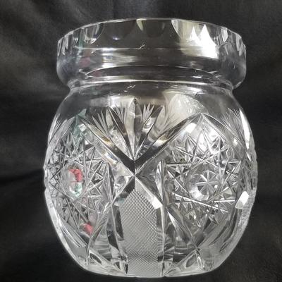 Waterford Crystal Lidded Jar w/ Spoon