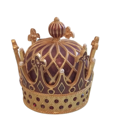 Edgar Berebi~ Jeweled Crown Ring Box Limited Edition