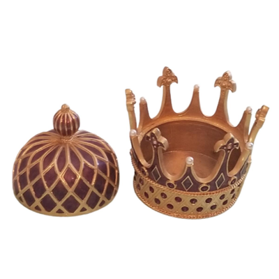 Edgar Berebi~ Jeweled Crown Ring Box Limited Edition