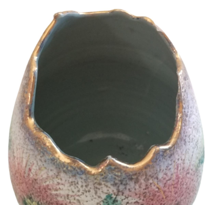 Italian La Berica Signed "Murmac" Cracked Egg