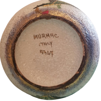 Italian La Berica Signed "Murmac" Cracked Egg