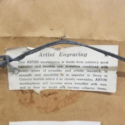 Artini Engraving in Oval Frame