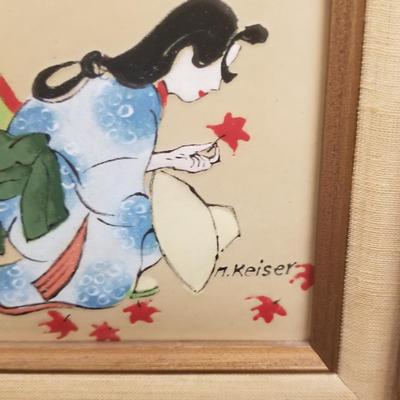 M. Keiser ~ Signed/ Numbered Enamel on Copper - Limited Edition