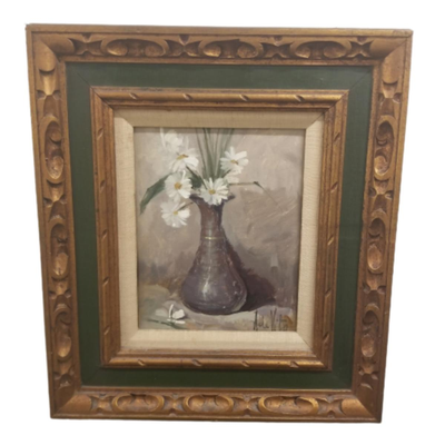 Ade Vito Original Art - Oil on Canvas "Daises"