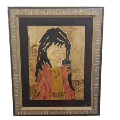 Alain Bathelot - Early Original Art Framed