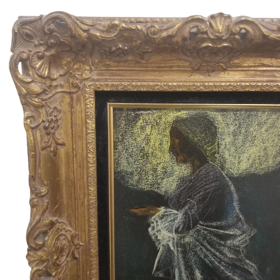 Carlos Lopez Ruiz (Colombia 1912-1972)~ Original Art on Board